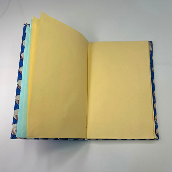 Upcycled Handmade Paper Diaries | Blue