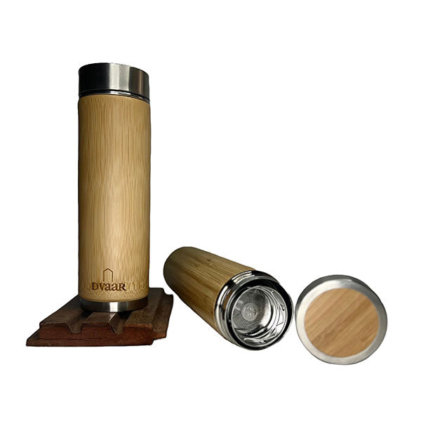 Bamboo Bottle Stainless Steel Vacuum Flask | 500ml