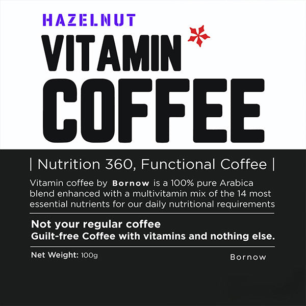 Hazelnut Vitamin Coffee | 100g | Pure Arabica