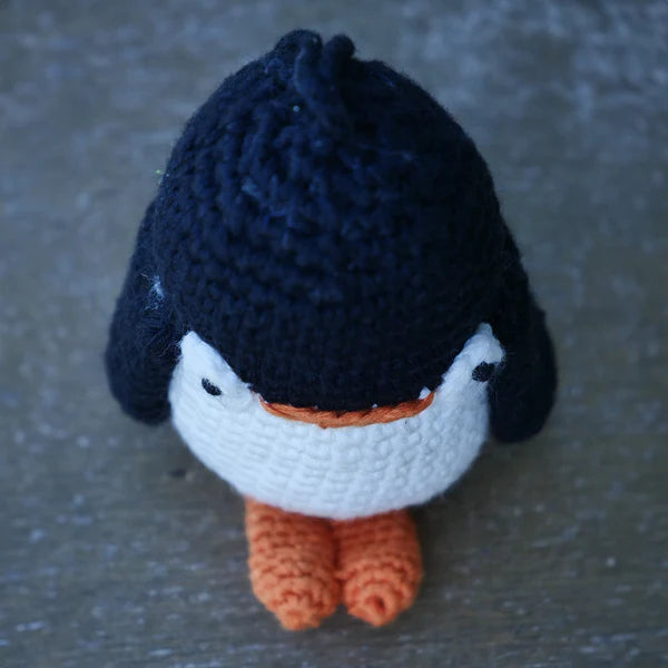 Handmade Baby Penguin Soft Toy