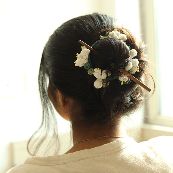 Jasmine Crochet Hair Tie